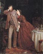 George Elgar Hicks Woman's Mission:Companion of Manhood Sweden oil painting artist